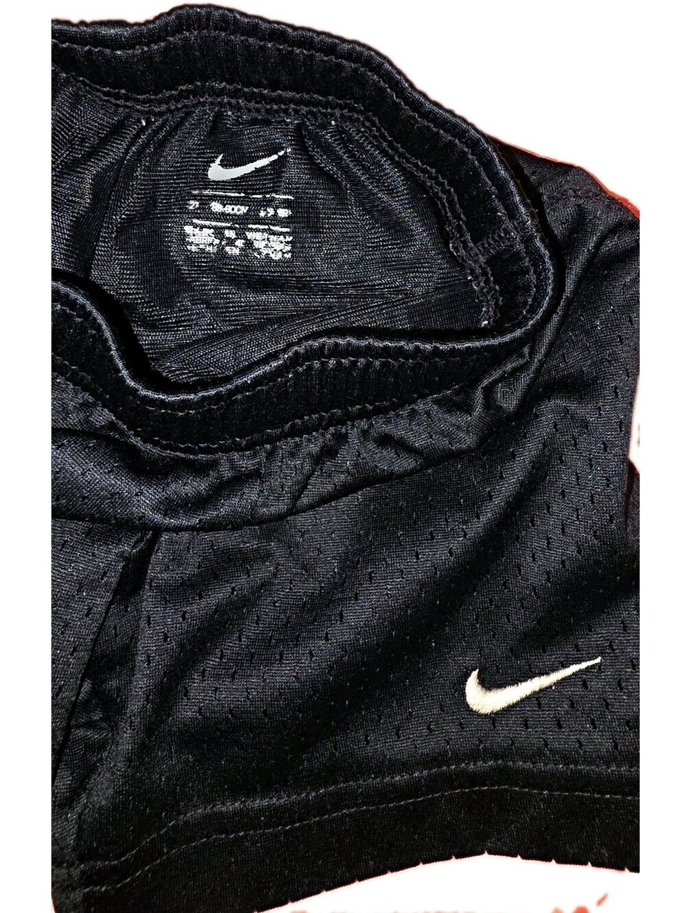 Nike Boys Black Mesh Athletic Shorts Elastic Waist Polyester Size 2T